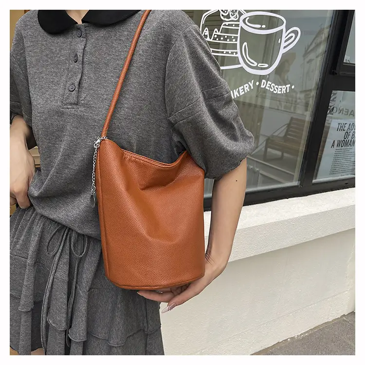 2025 Korean Style Soft Satchel Bucket Bag for Women — feature 10