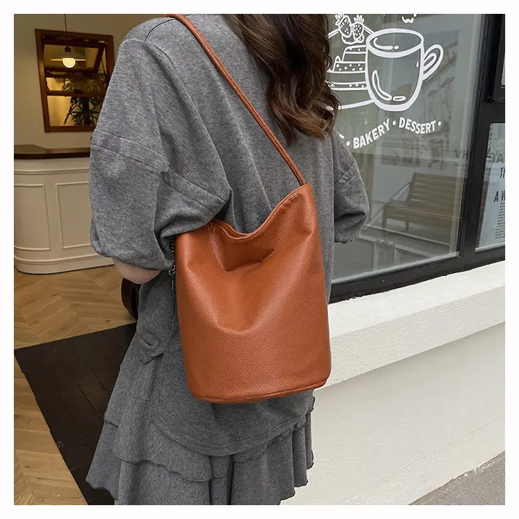 2025 Korean Style Soft Satchel Bucket Bag for Women — feature 11