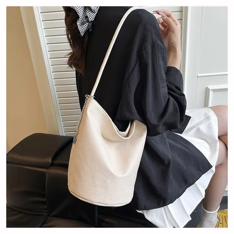 2025 Korean Style Soft Satchel Bucket Bag for Women — feature 14