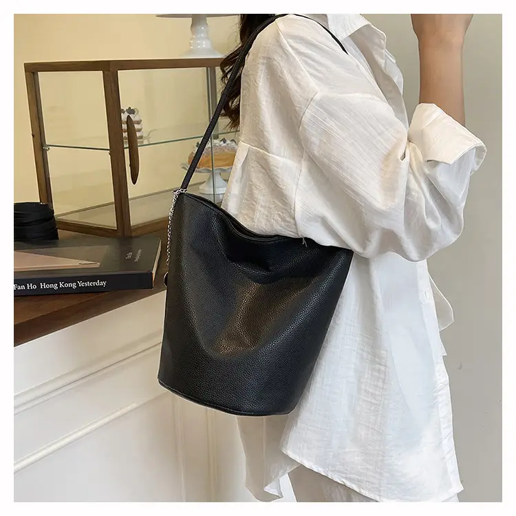2025 Korean Style Soft Satchel Bucket Bag for Women — feature 16