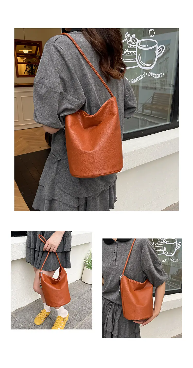 2025 Korean Style Soft Satchel Bucket Bag for Women — feature 18
