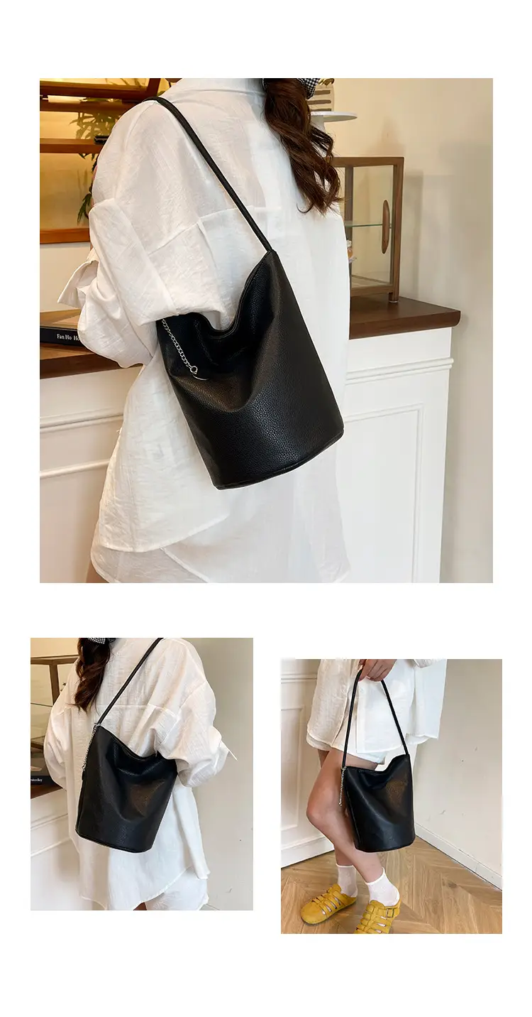 2025 Korean Style Soft Satchel Bucket Bag for Women — feature 20