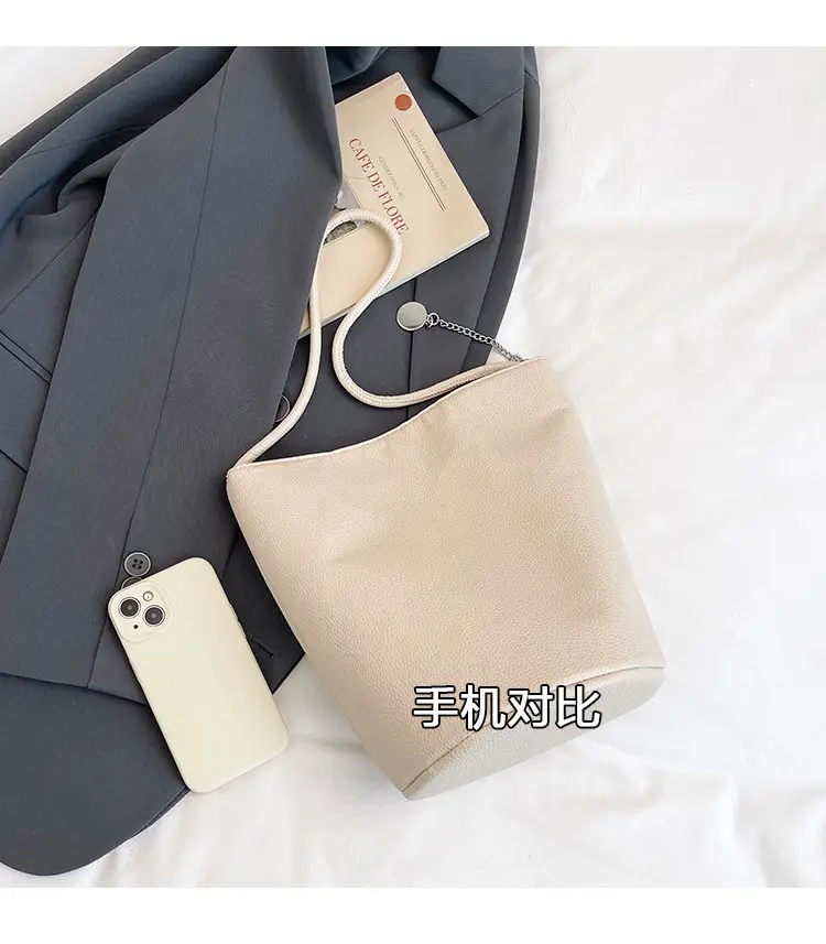 2025 Korean Style Soft Satchel Bucket Bag for Women — feature 5