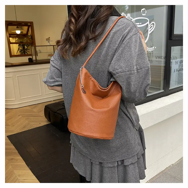 2025 Korean Style Soft Satchel Bucket Bag for Women — feature 9