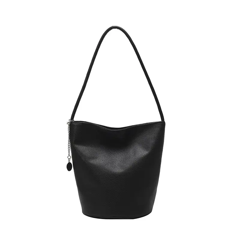 2025 Korean Style Soft Satchel Bucket Bag for Women - Image 3