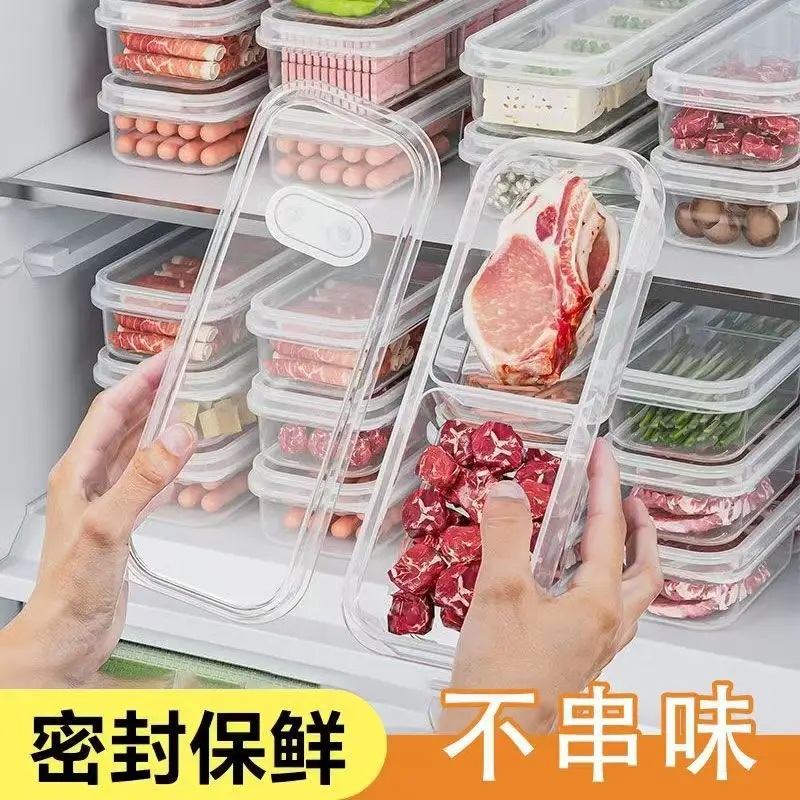 Refrigerator Meat & Veg Storage Boxes Set of 6 - Image 4