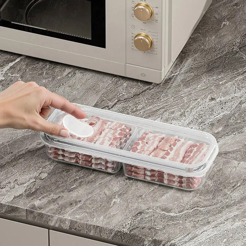 Refrigerator Meat & Veg Storage Boxes Set of 6 - Image 6