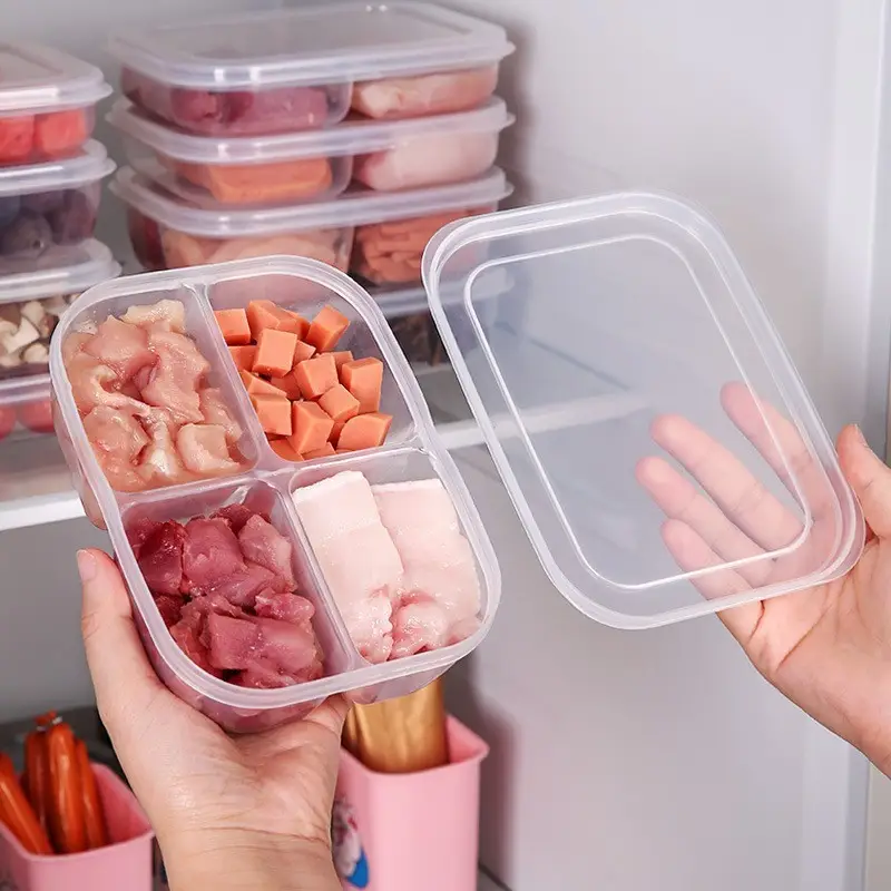 Refrigerator Meat & Veg Storage Boxes Set of 6 — feature 13
