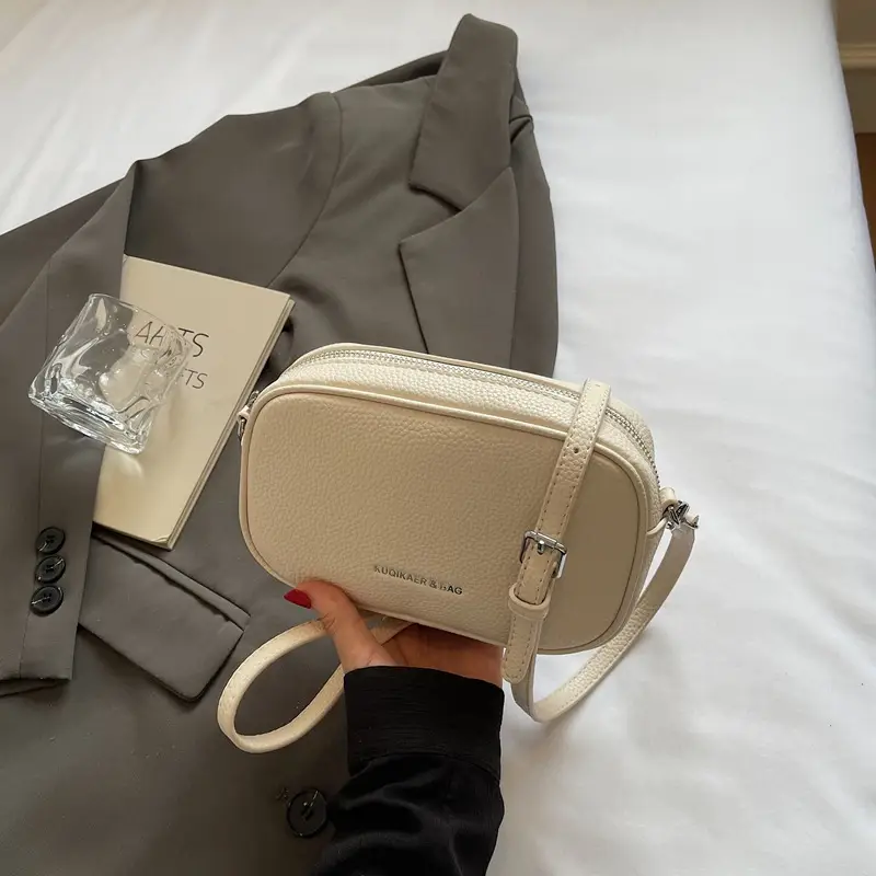 Crossbody Bag Women Square Light Grey 2026 - Image 2