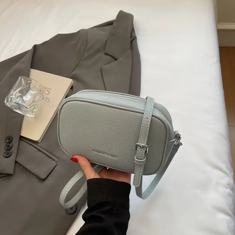 Crossbody Bag Women Square Light Grey 2026 - Image 4