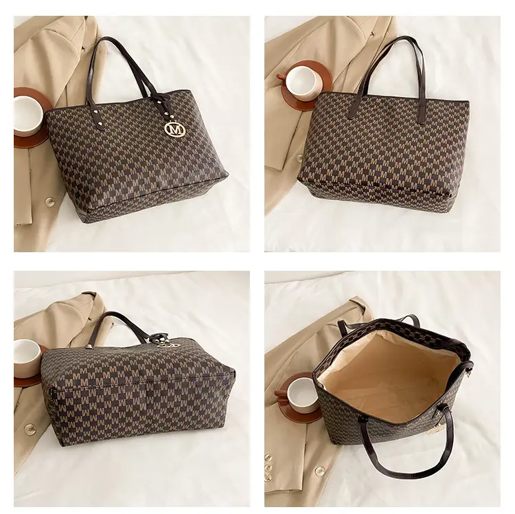 Pink Monogram Shoulder Bag for Women Large Capacity — feature 11