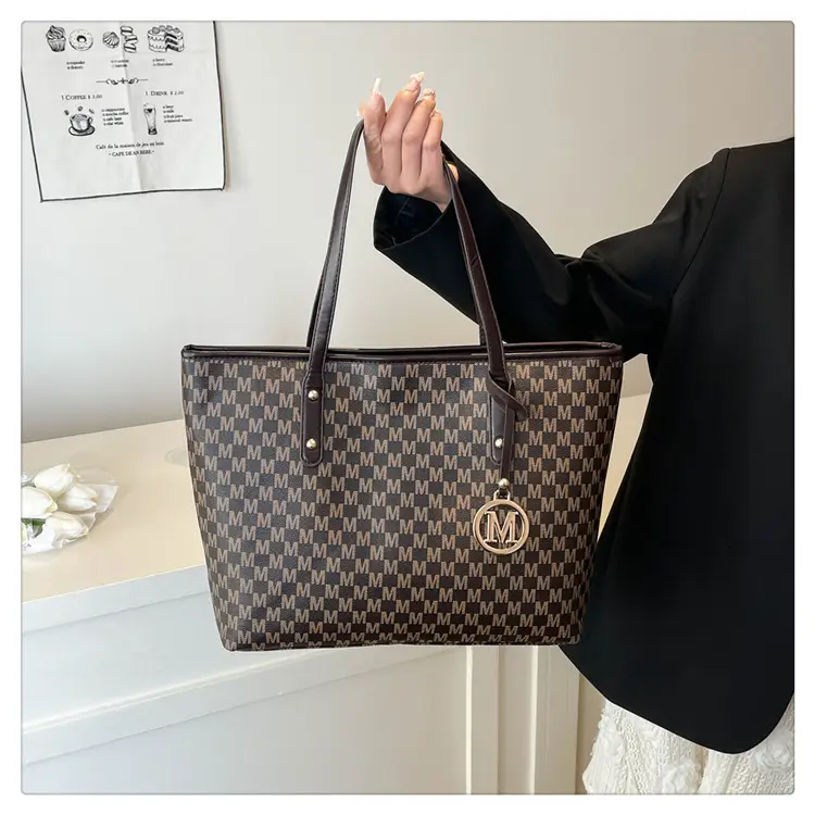 Pink Monogram Shoulder Bag for Women Large Capacity — feature 22