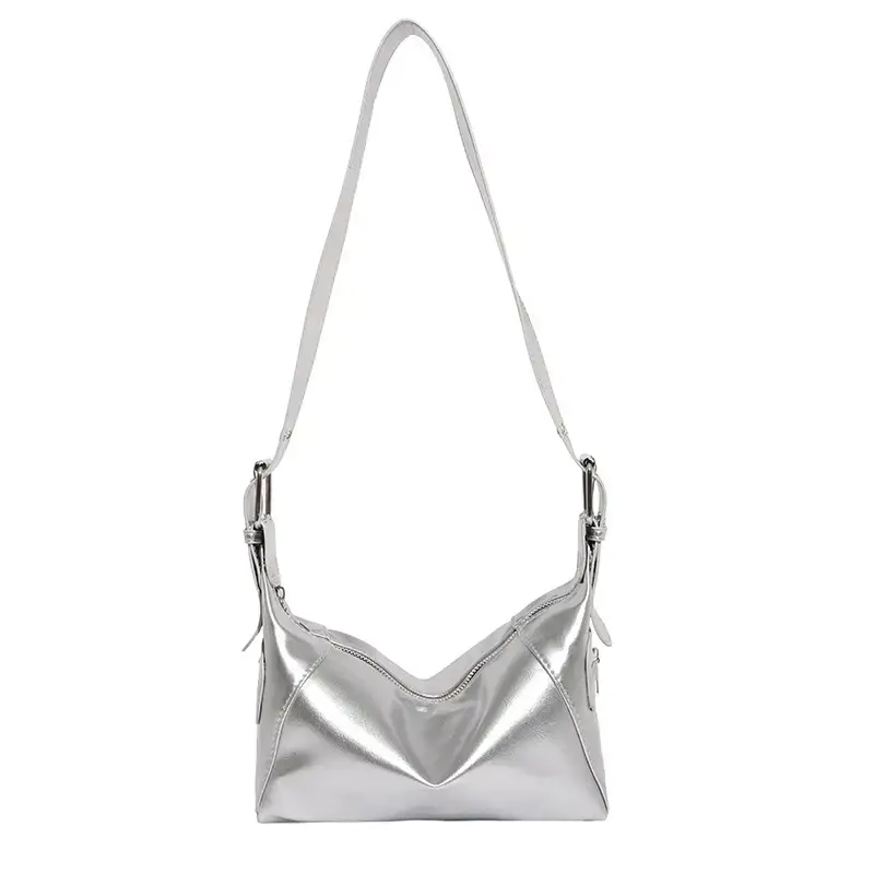 Maroon One-Shoulder Cross Body Tote Bag for Women - Image 9