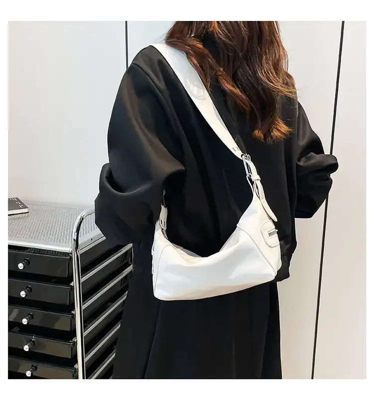 Maroon One-Shoulder Cross Body Tote Bag for Women — feature 15
