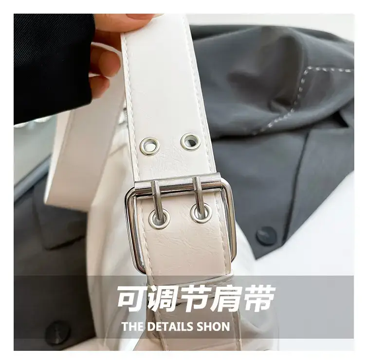 Maroon One-Shoulder Cross Body Tote Bag for Women — feature 5