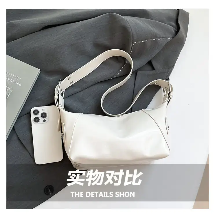 Maroon One-Shoulder Cross Body Tote Bag for Women — feature 7