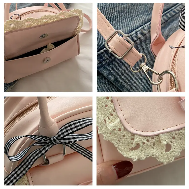 Light Blue Crossbody Bag with Bow & Embroidered Strap — feature 10