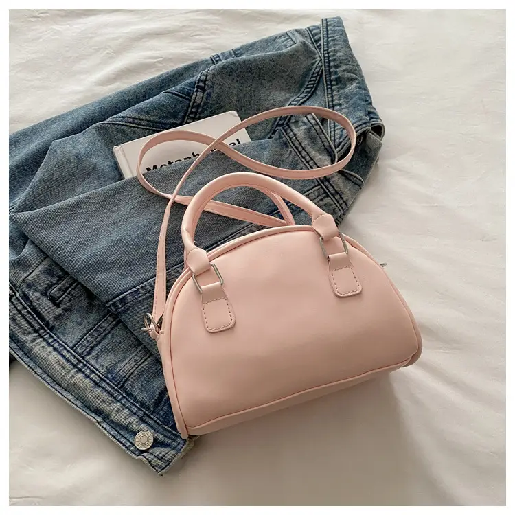 Light Blue Crossbody Bag with Bow & Embroidered Strap — feature 9
