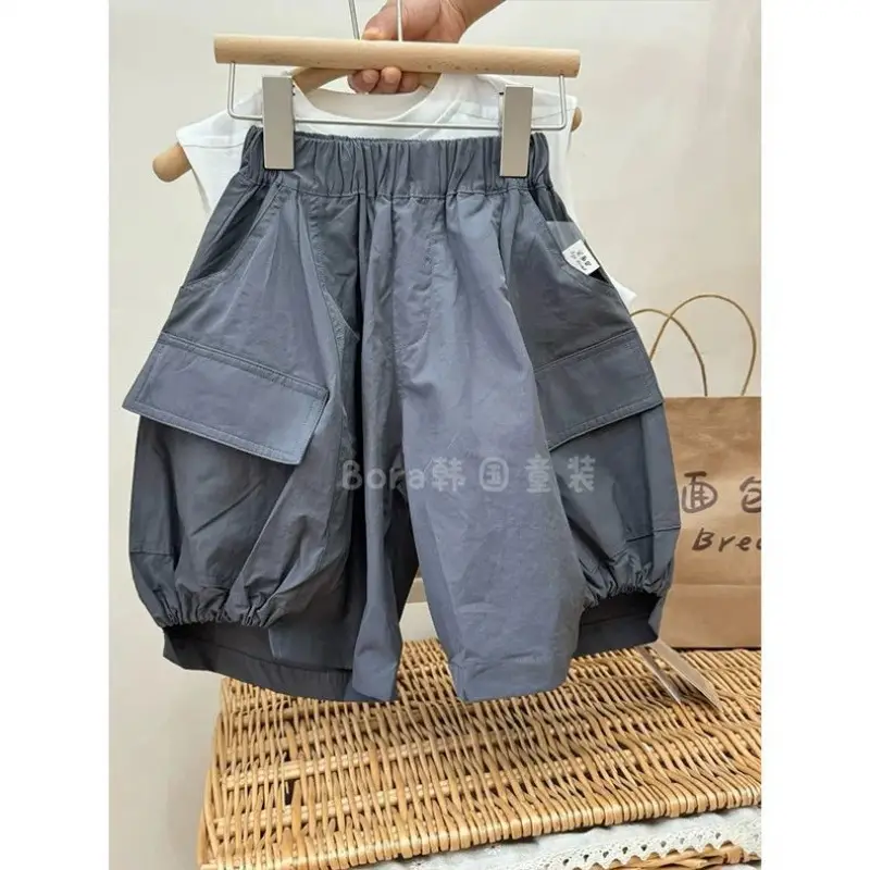 Boys Cotton Vests White Cartoon 2025 Summer - Image 2