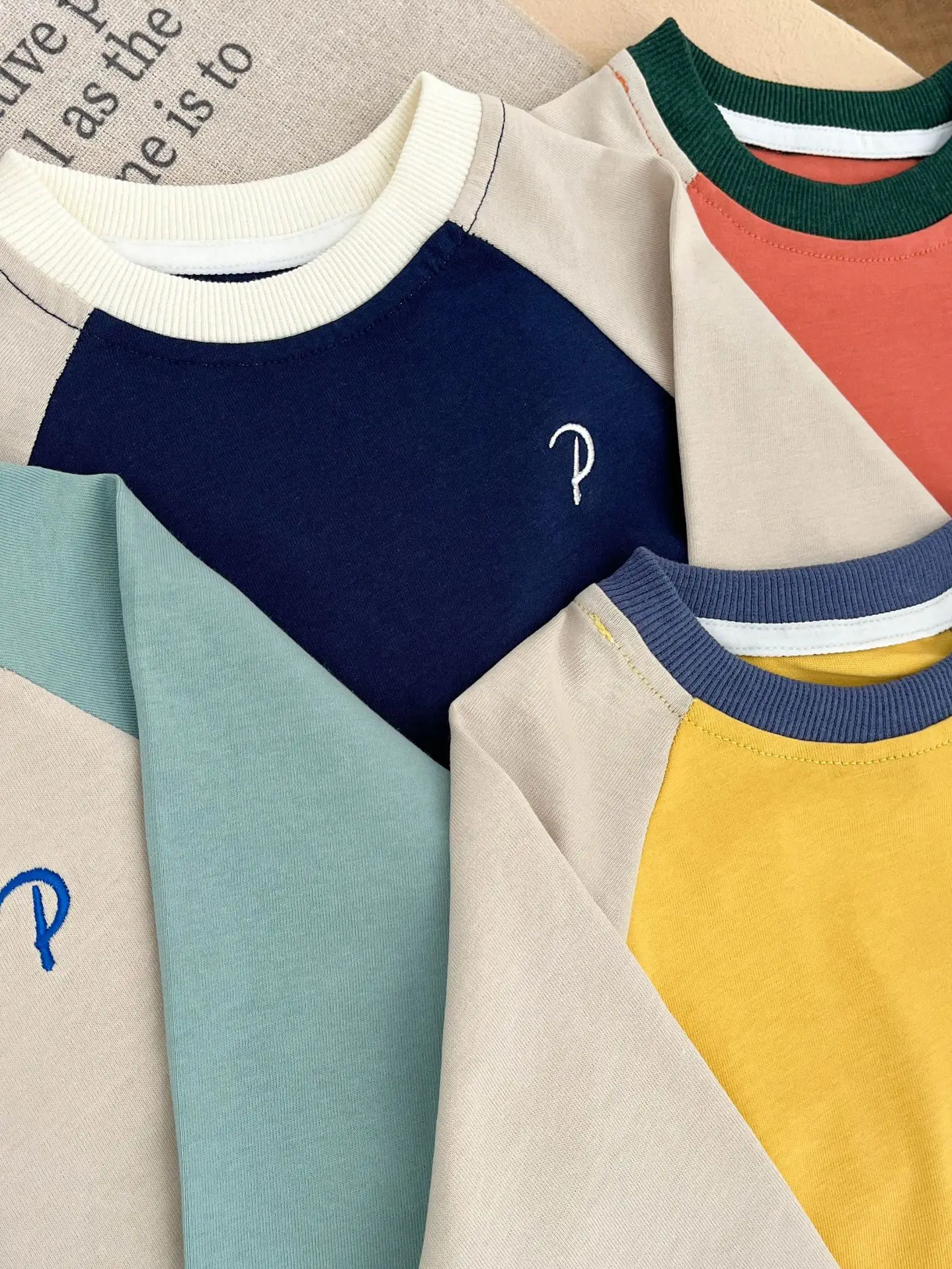 Boys Long Sleeve T-Shirt White Blue Autumn 2025 - Image 9