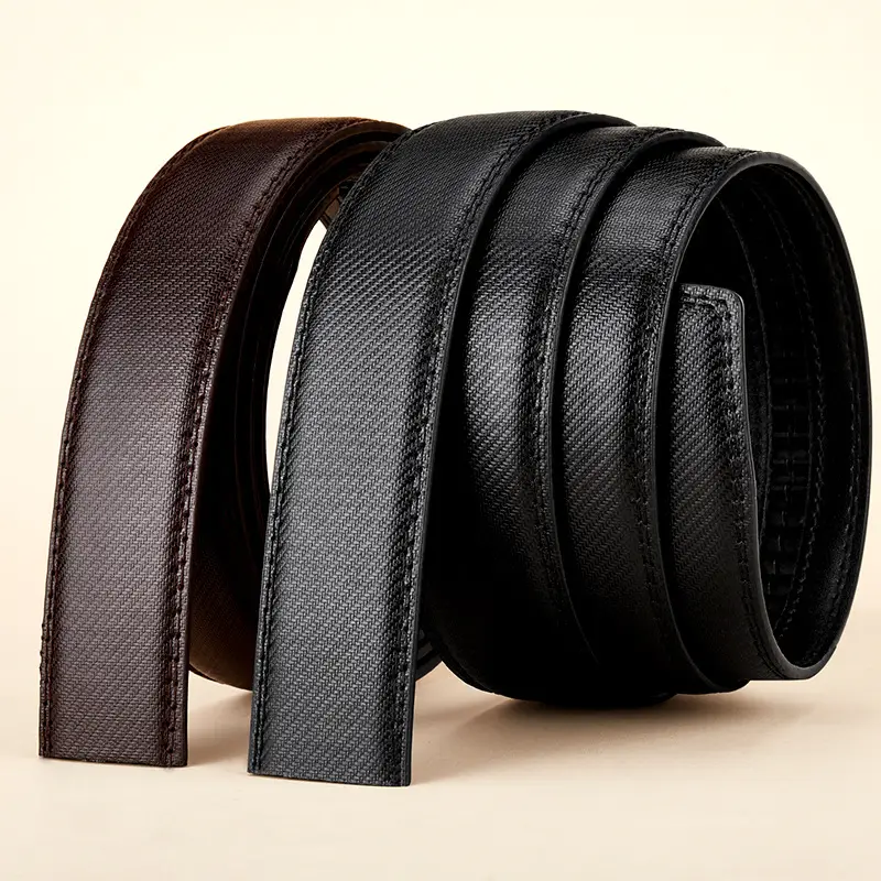 Cross-Border Belt 35mm Leather Headless Trouser Belt - Image 4
