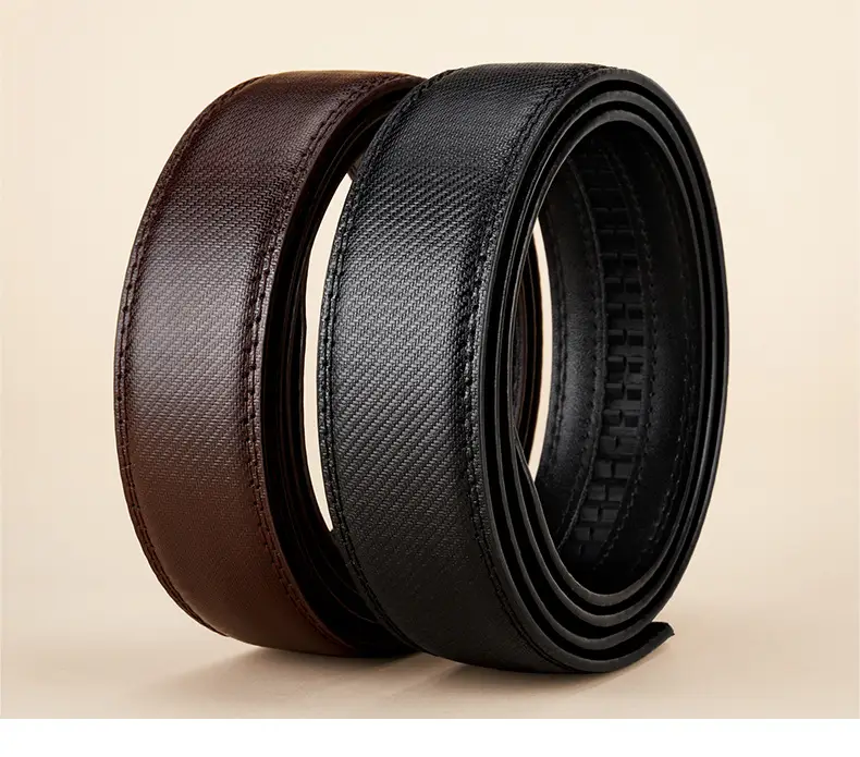 Cross-Border Belt 35mm Leather Headless Trouser Belt — feature 11