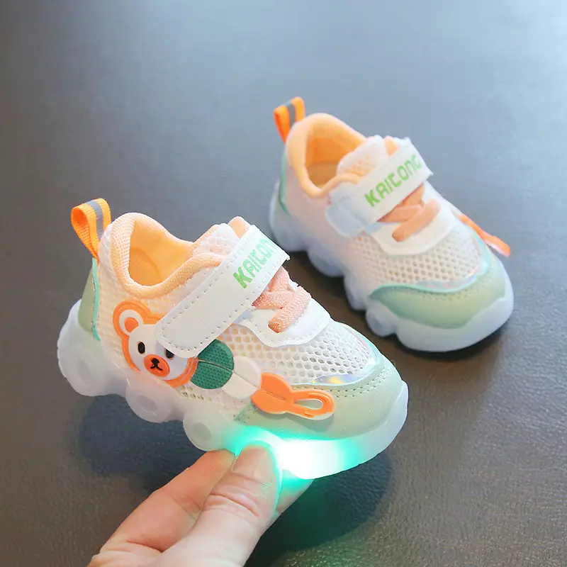 Summer 0-1-3 Year Old Male and Female Baby Toddler Shoes Infant Kidsren's Shoes Lighted Mesh Shoes Sandals Baby Sports Shoes — feature 6