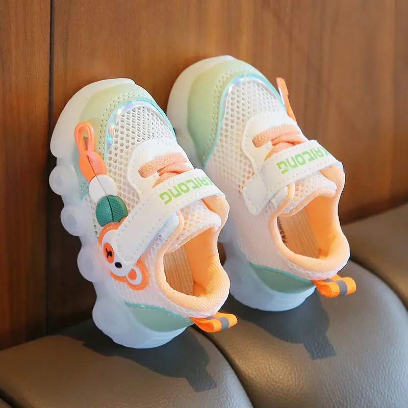Summer 0-1-3 Year Old Male and Female Baby Toddler Shoes Infant Kidsren's Shoes Lighted Mesh Shoes Sandals Baby Sports Shoes — feature 7