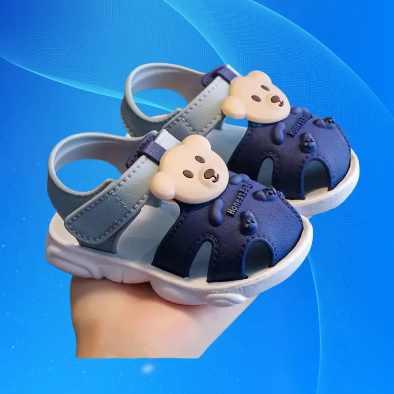 Summer Men's and Women's 1-2-3 Years Old Non-Slip Soft Bottom Small and Medium-Sized Children's Baby Sandals Baby Toddler Shoes - Image 2