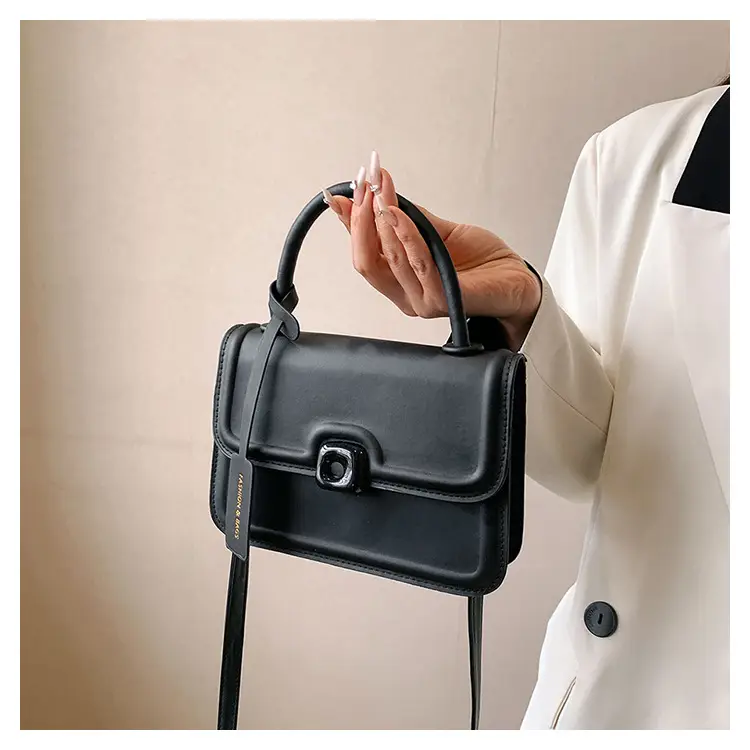 Korean Style Small Square Bag Beige Shoulder Crossbody — feature 16