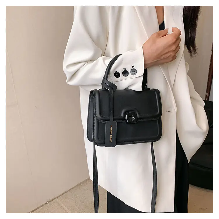 Korean Style Small Square Bag Beige Shoulder Crossbody — feature 17