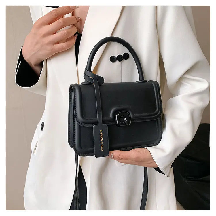Korean Style Small Square Bag Beige Shoulder Crossbody — feature 18