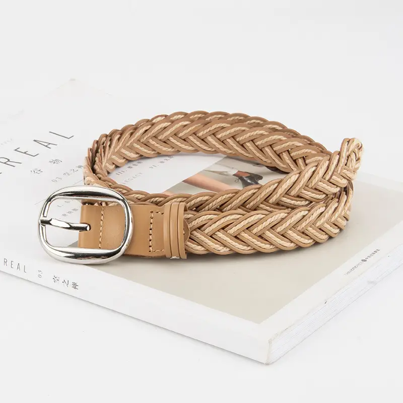 Woven Korean Belt for Women & Men with Pin Buckle - Image 9