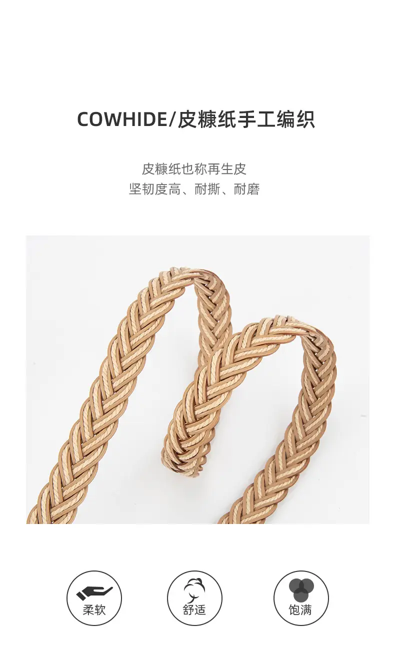 Woven Korean Belt for Women & Men with Pin Buckle — feature 5