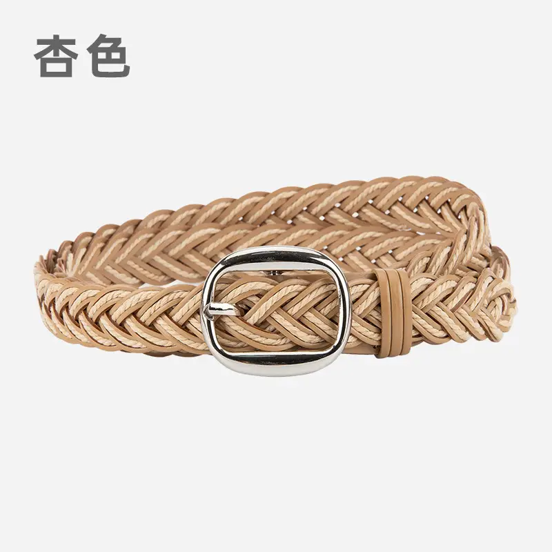 Woven Korean Belt for Women & Men with Pin Buckle - Image 5