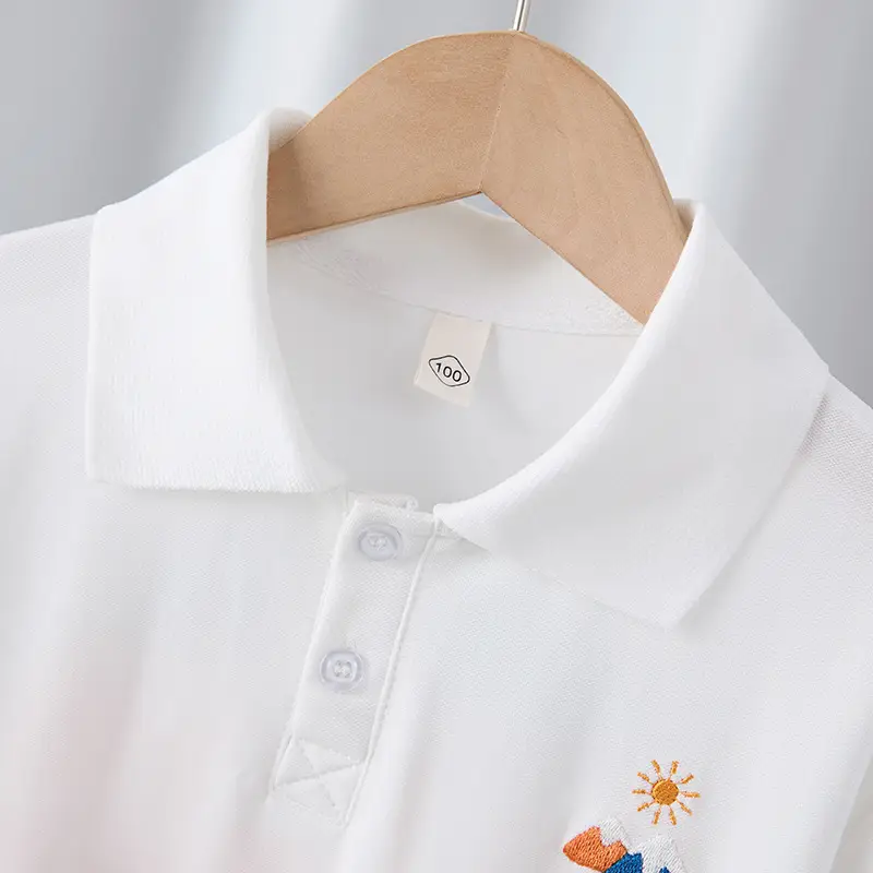 2025 Summer New Polo Shirt Embroidered Baby Boy T-Shirt