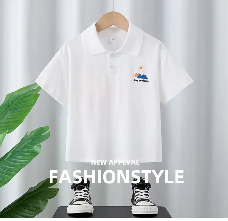 2025 Summer New Polo Shirt Embroidered Baby Boy T-Shirt — feature 1