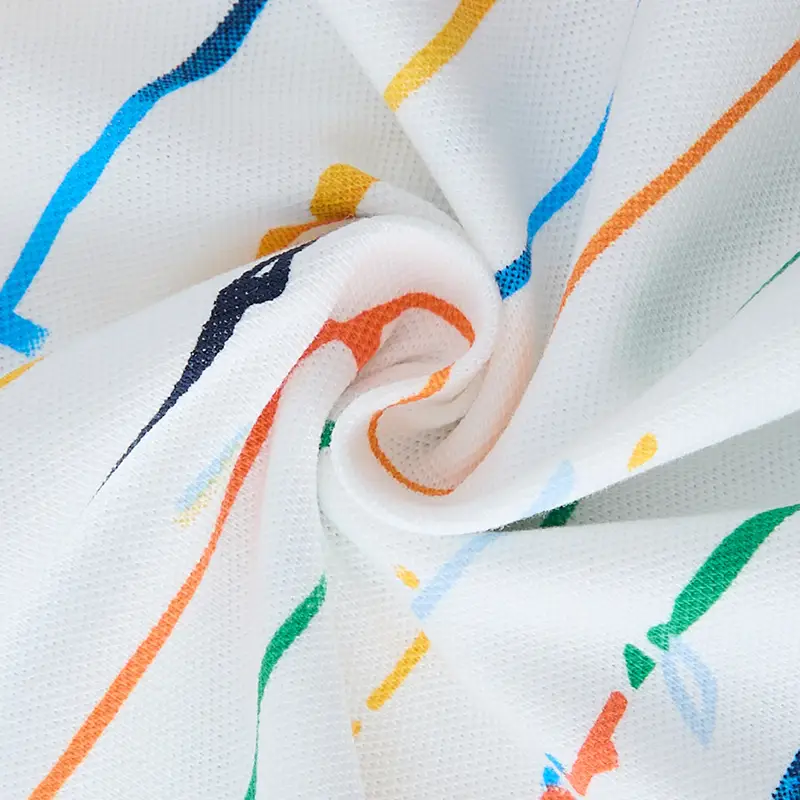Boys T-Shirt Kids Summer Half Sleeve Striped White