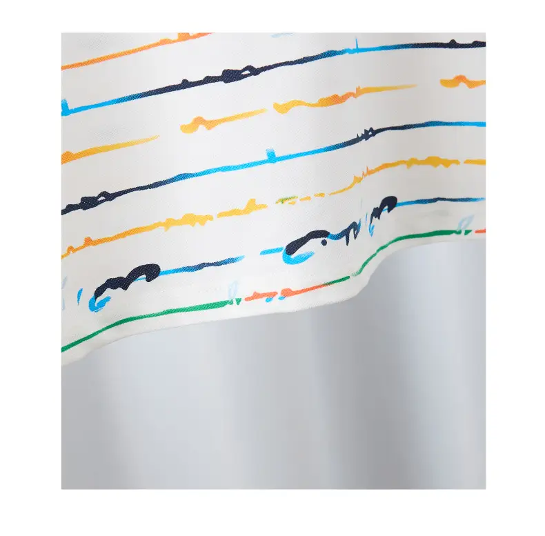 Boys T-Shirt Kids Summer Half Sleeve Striped White — feature 6