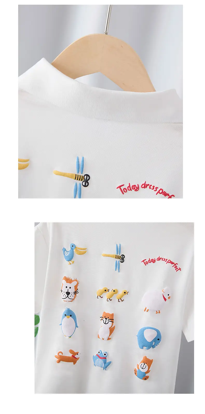 White Korean Style Boys Polo Shirt Summer 2025 — feature 10