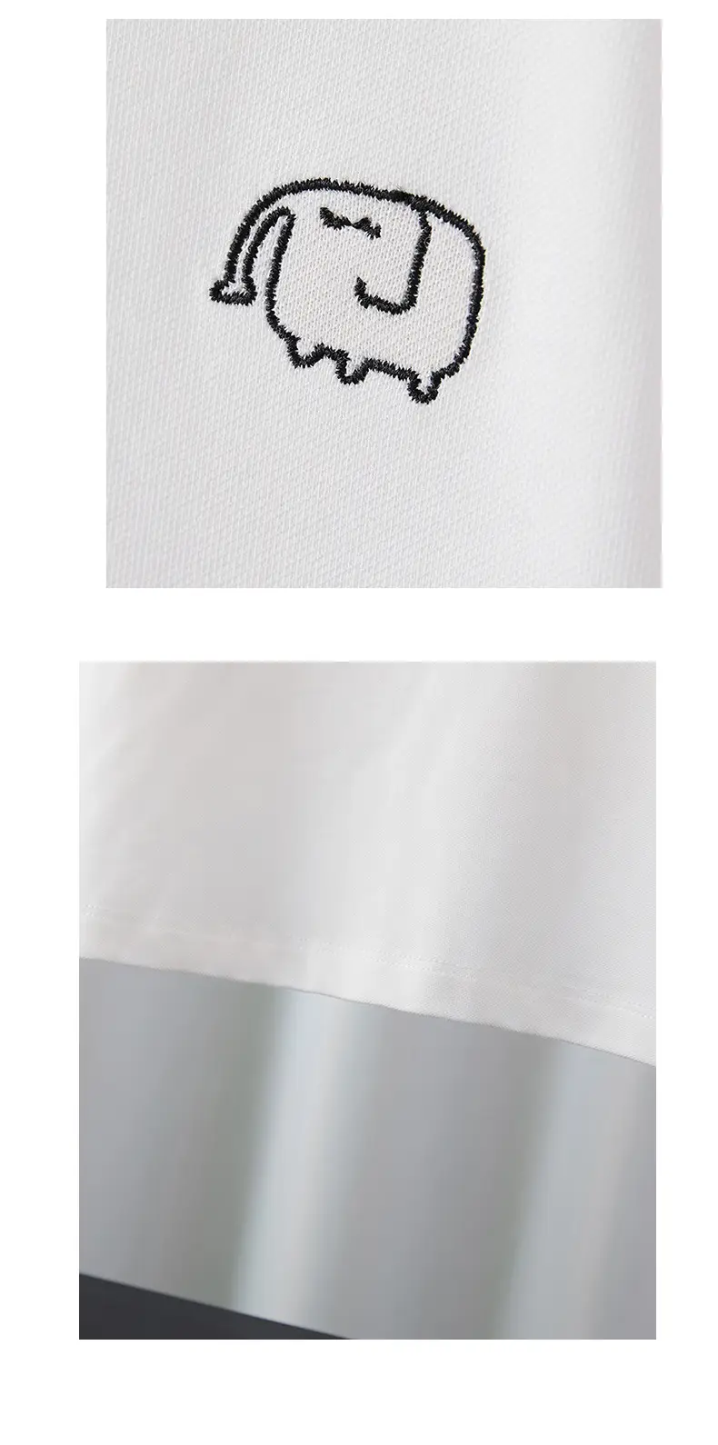 White Korean Style Boys Polo Shirt Summer 2025 — feature 8