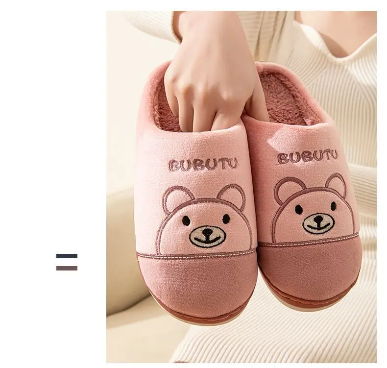 New 2026 Cotton Slippers for Men and Women, Winter Thick-Soled Non-Slip Indoor Warm Home Slippers for Men and Couples — feature 12