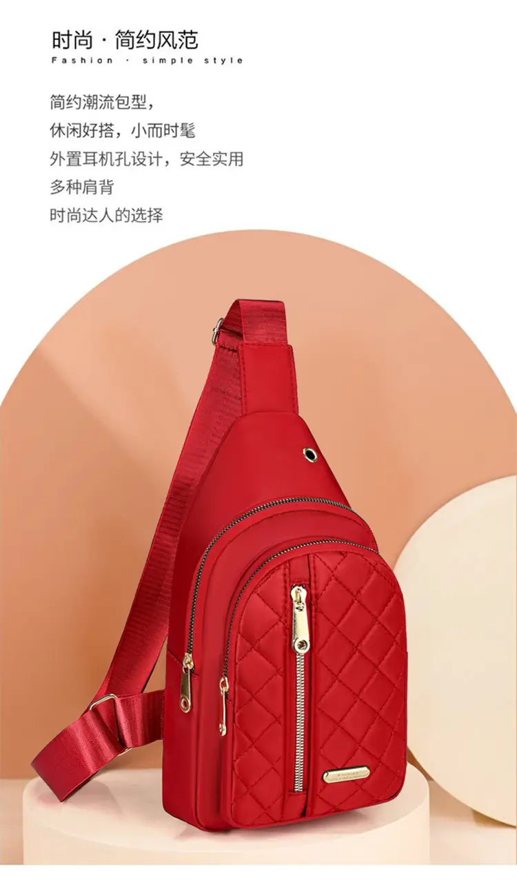 Korean Style Multi-Layer Embroidery Crossbody Bag — feature 3