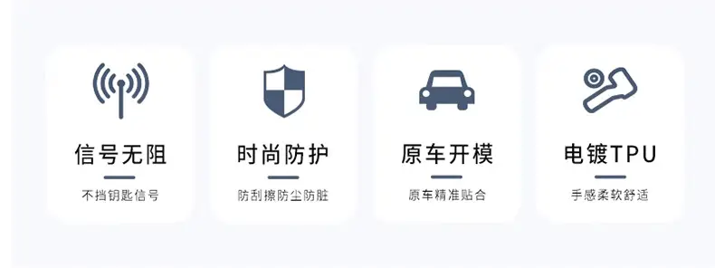 Suitable for Chery Tiggo 8Pro Key Cover New Tiggo 7Plus Tiggo 9 Arrizo 8 Discovery 06 Shell A8 Buckle — feature 2