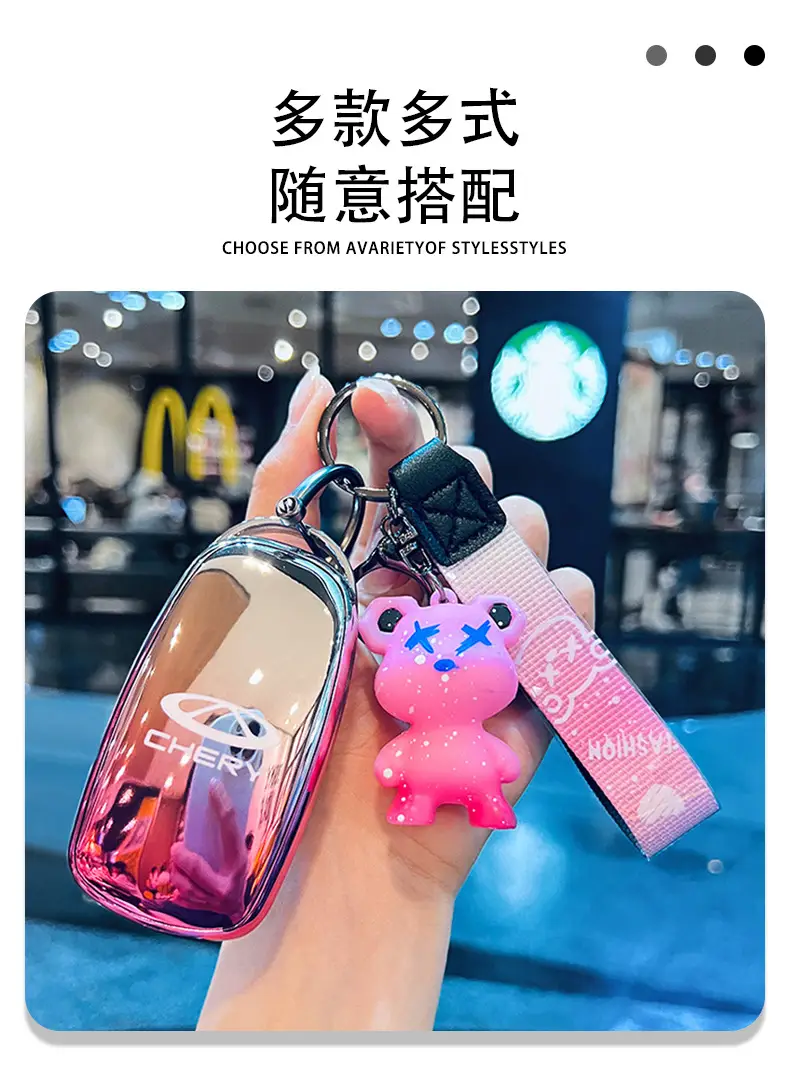 Suitable for Chery Tiggo 8Pro Key Cover New Tiggo 7Plus Tiggo 9 Arrizo 8 Discovery 06 Shell A8 Buckle — feature 5