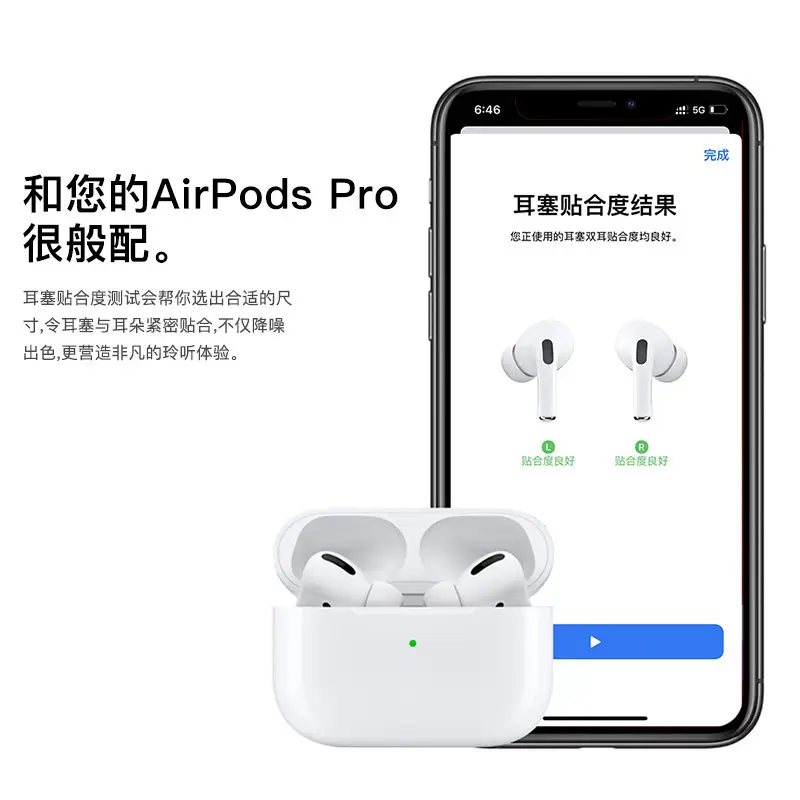Suitable for Airpodpro Earplugs AirPods Ear Caps Silicone Sleeves Apple Earphones Pressure Relief and Noise Reduction Replacement Earplug Heads