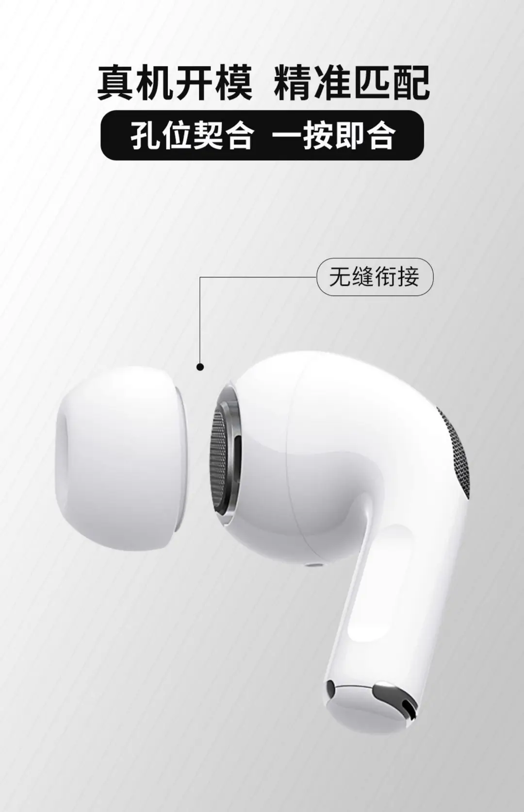 Suitable for Airpodpro Earplugs AirPods Ear Caps Silicone Sleeves Apple Earphones Pressure Relief and Noise Reduction Replacement Earplug Heads — feature 4