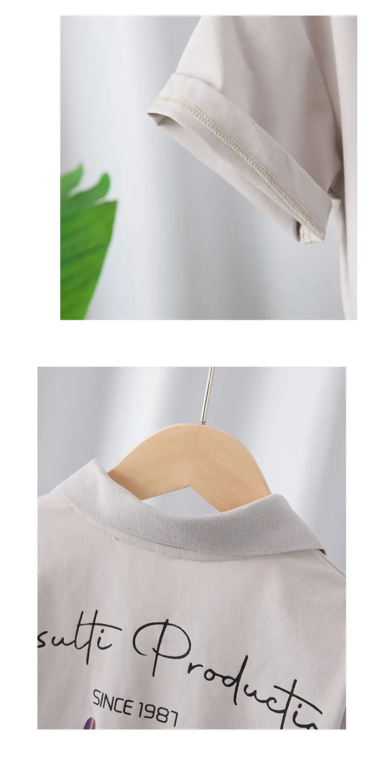 Boys White Korean Style Polo Shirt Summer 2025 — feature 10