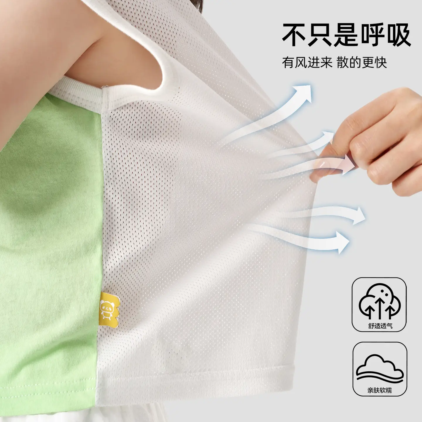 Kaka Panda Boys Sleeveless T-Shirt White Summer Baby Tops - Image 33