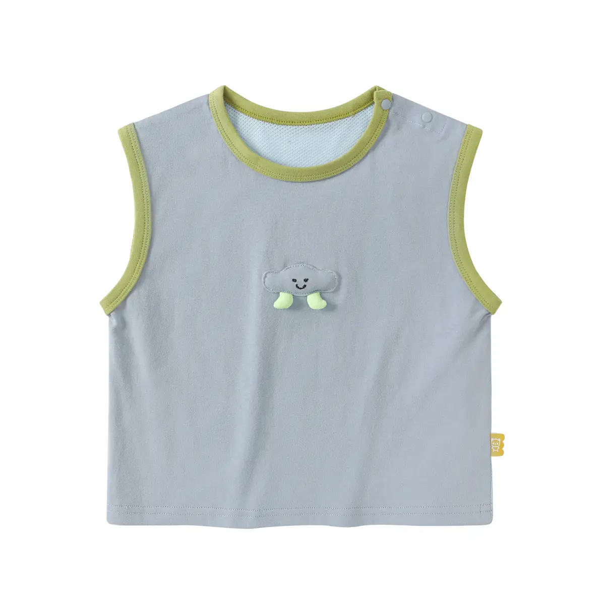 Kaka Panda Boys Sleeveless T-Shirt White Summer Baby Tops - Image 35